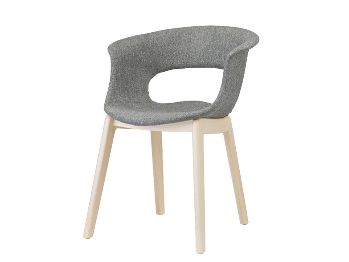 NATURAL MISS B POP - Fabric chair with armrests _ SCAB DESIGN